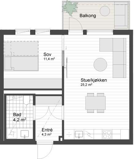 Plantegning 1